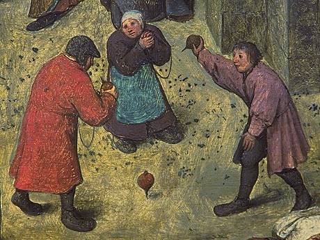 Pieter Breughel, 1559, Spiel mit dem Pidole