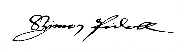 Unterschrift des Symon Pidoll